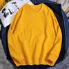 Autumn and Winter Men's and Women's New Sweater Women's Top Solid Color Round Neck Men's Jacket Long Sleeve Blank Sweater Wholesale Print