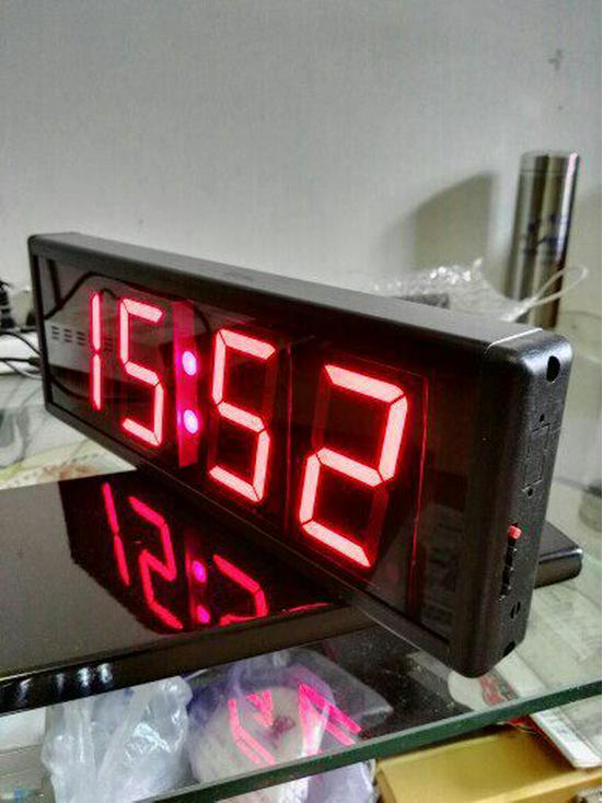 3 Digital Display Clock - Large Font, 4-Digit, with Time Memory Function Bare Screen + Remote Control