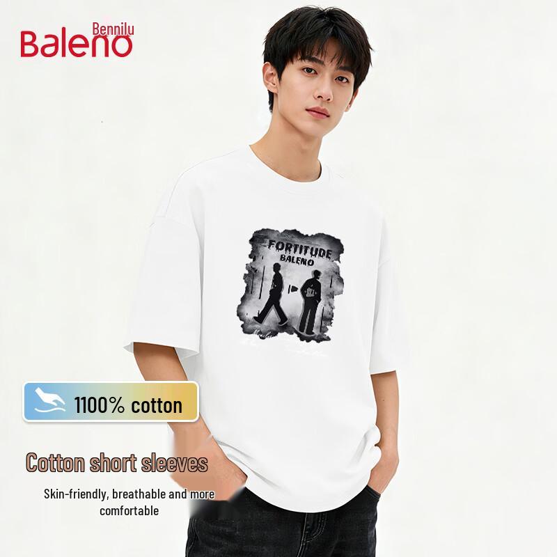 Baleno BNL Mist Shadow Cotton Short-Sleeve T-Shirt