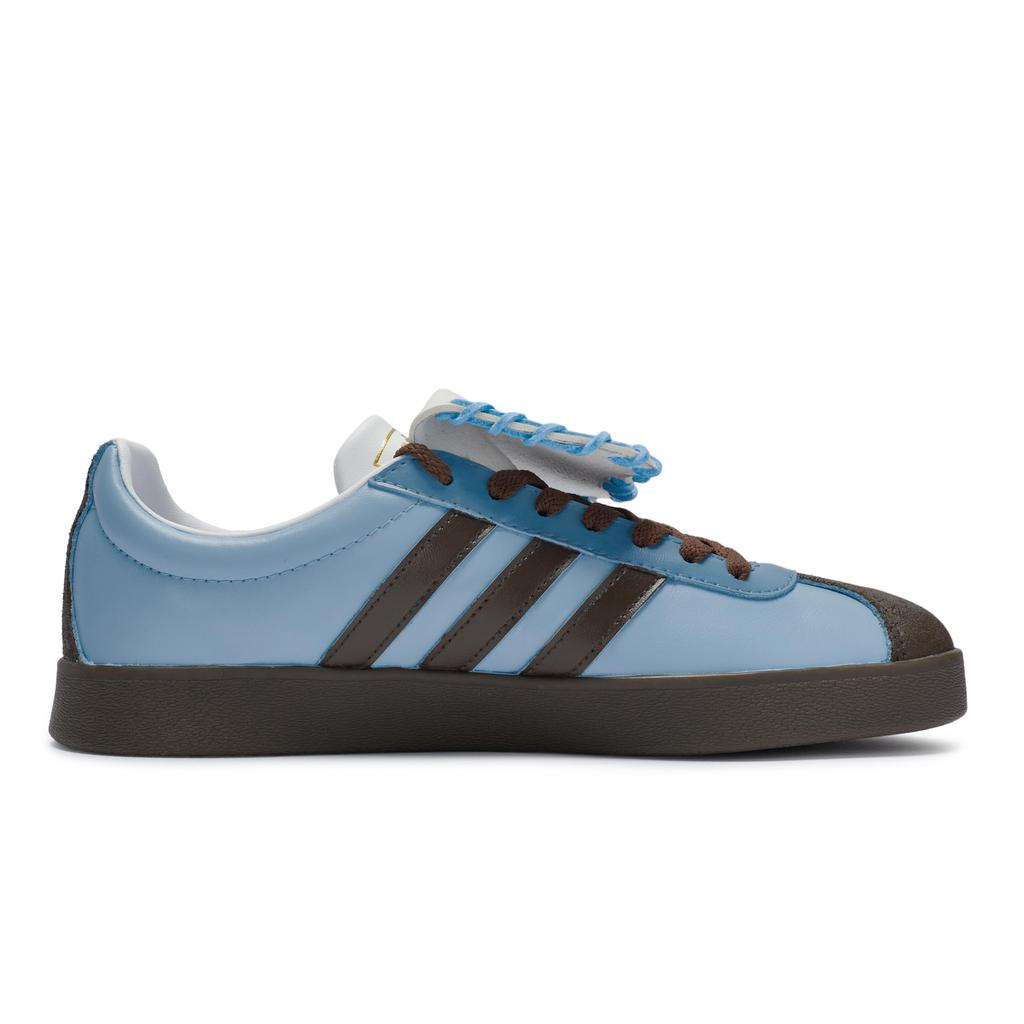 Adidas Neo Vl Court 811 Manufacturing, Maris Sal Milk Coffee Low top Skateboard Shoes Unisex Blue Brown ID6015(Team80-)