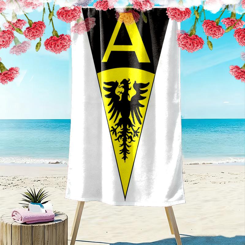 Alemannia Aachen Towel, Large Soft Quick Dry Towel for Beach Camping Swimming