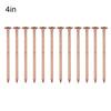 12 Stück Baumkiller-Nägel 4-Zoll-Kupfernägel zum Töten von Bäumen, Baumstumpfwurzel, Stumpfentfernungs-Spikes, Hardware, Gartenhandwerkzeuge
