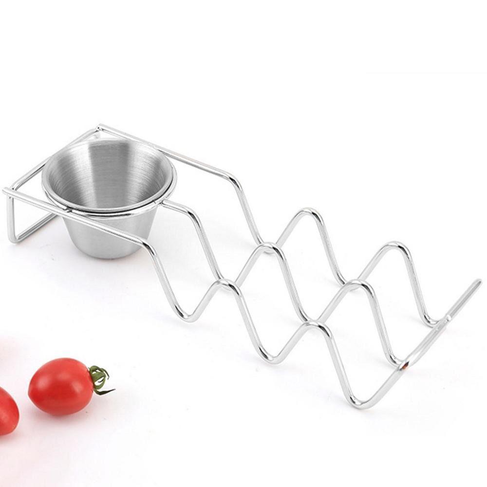 

Wave Shaped Taco Shell Stand Stackable Tray Plate Portable Taco Holder Stand Grill