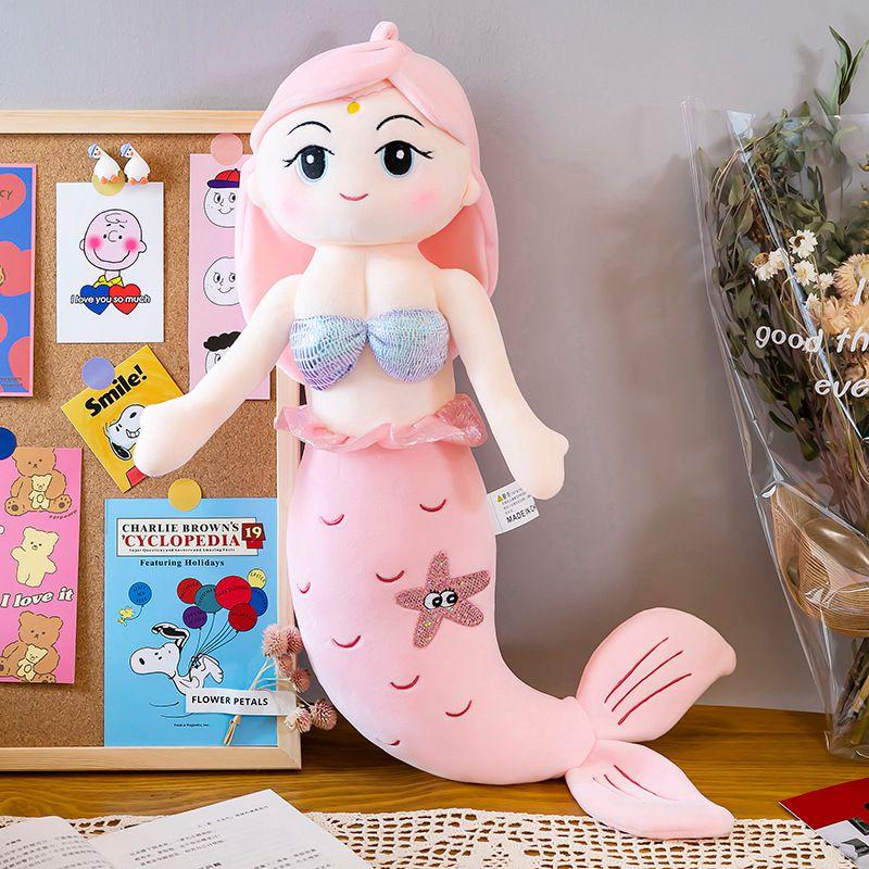 

Mermaid Stuff Toy Stuffed Plush Soft Doll Cushion Girls Birthday Gifts Kids 40cm/15.7inch