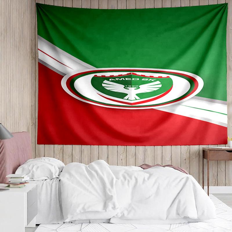 1PC Amed Sk Crest Design Tapestry, Unique Design Tapestry, Suitable for Bedroom,Livingroom, Playroom,Heartwarming Holiday Gifts
