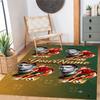 Cristiano Ronaldo 112 Customized Name Floor Rug Office Rug Suitable for Playrooms Dining Room Kitchen Bedrooms Antislip Carpet Decorate Offices