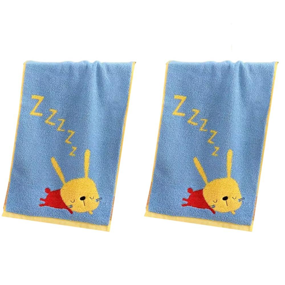

2Pcs Luxury Korean Cute Puppy Towel Cotton Hand Towel Shower Towel Swimming синий