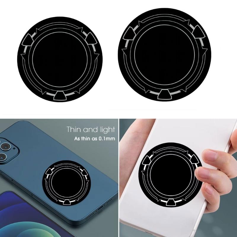 6cm/9cm Metal Plate Magnetic Sheets for Phone Tablet Universal Cooling Fan Radiator Plate Sheet Sticker Rings Plate