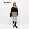 MO&Co. Pleated Plaid A-Line Skirt Shorts