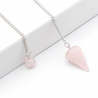 Collana Pendente in Cristallo di Fluorite Miao Di Frequenza Regolabile per Uomo e Donna