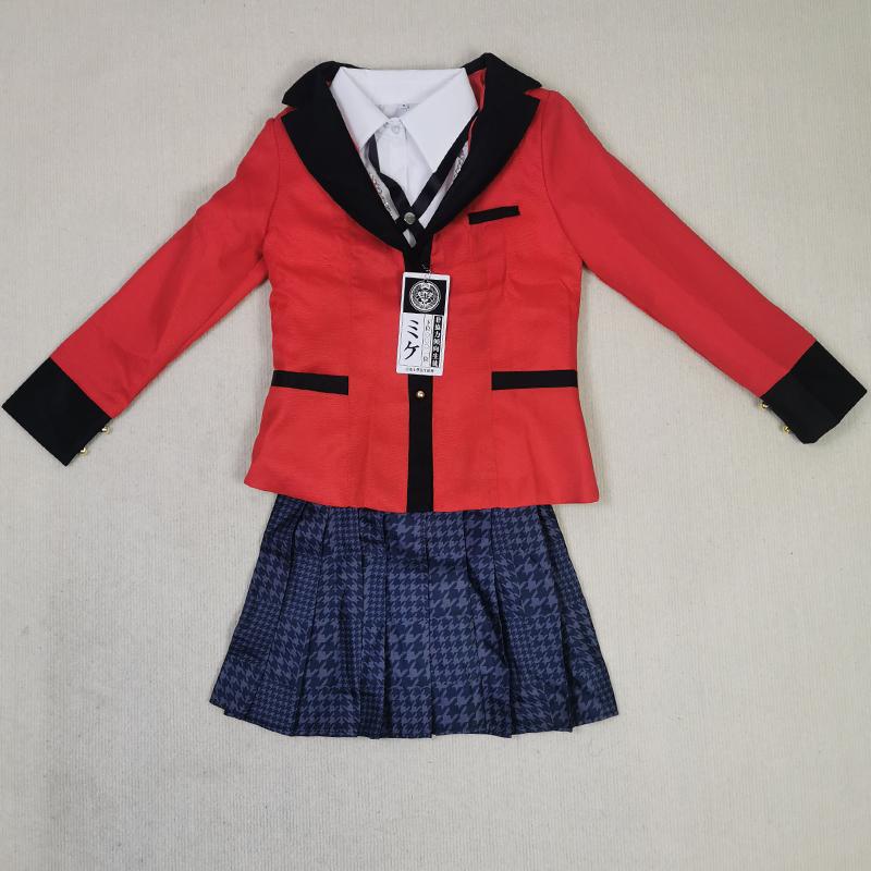 Yumeko Jabami Cosplay Costume School Uniforms Jabami Yumeko Outfits Full Set With Stockings Girl Jk School Uniform For Comic Con