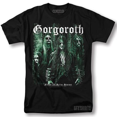 Gorgoroth Shirt Forces Of Satan Storms Rock Concert Tour Vntg Design T-Shirt