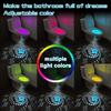 Toilet Night Light Motion Sensor Light Toilet LED Light 7Color Rechargeable LED Night Lamp For Bathroom Washroom Decoration