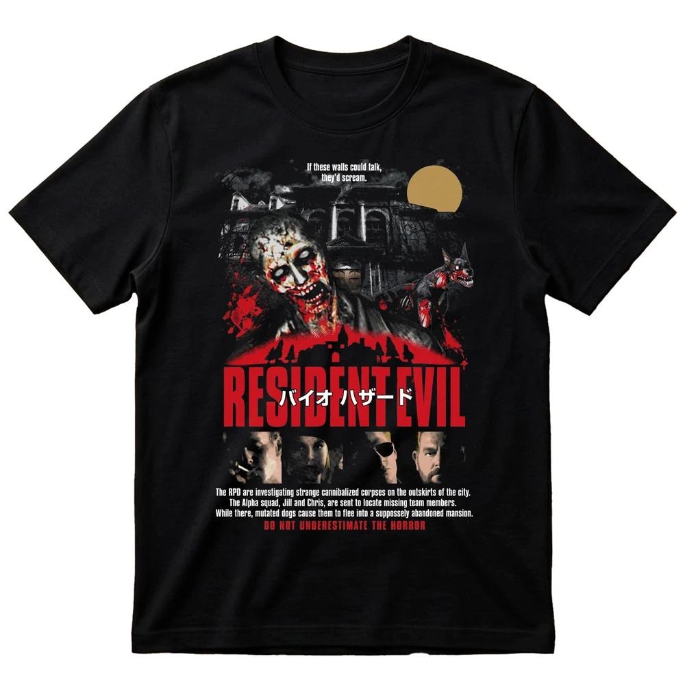 Resident Evil T Shirt Horror Game Gift For Her Him Graphic Tee UK