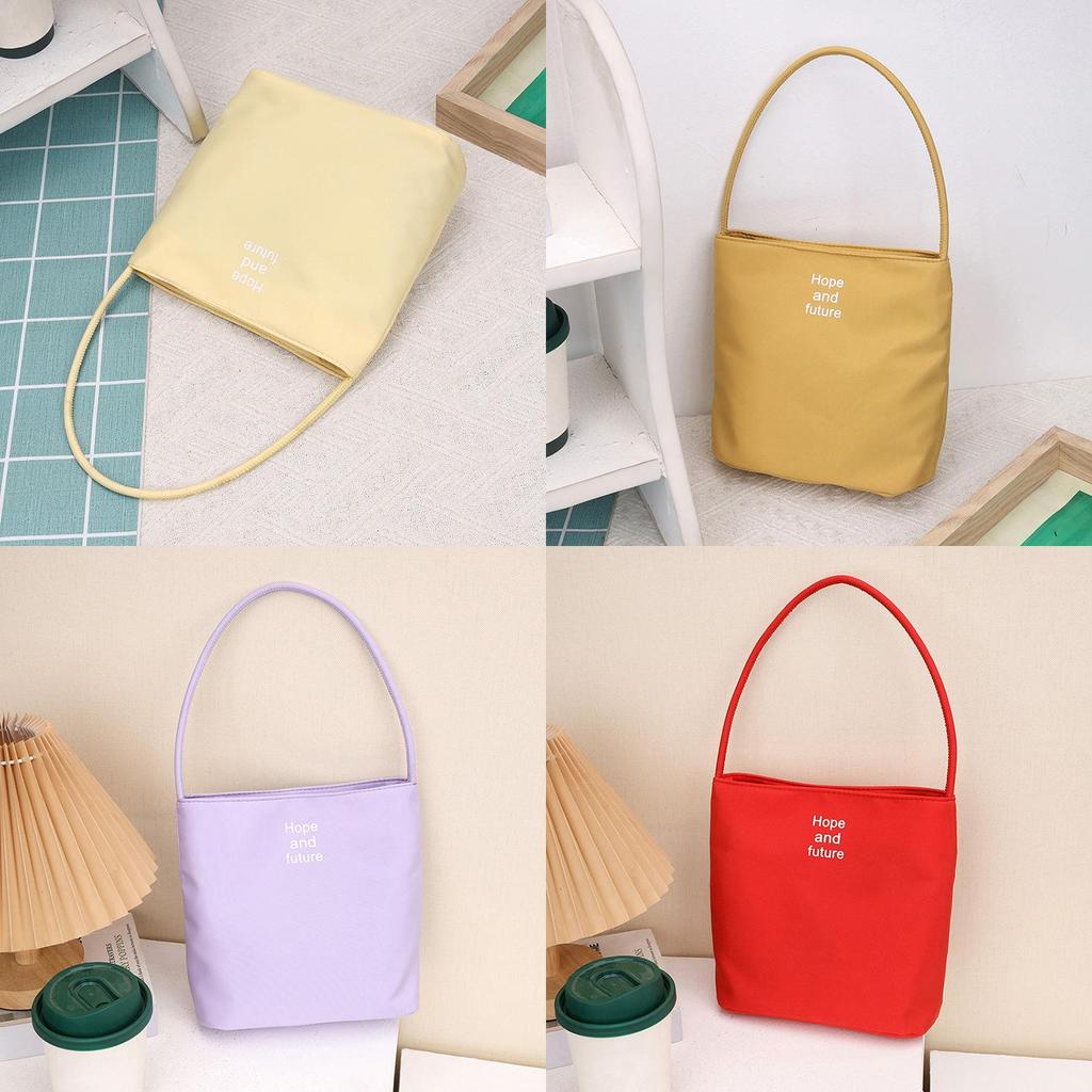 Nylon Letter Bag For Women With Zipper Closure For Daily Use