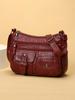 2026 New Stylish Versatile Women's Leather Shoulder Crossbody Bag for Mothers