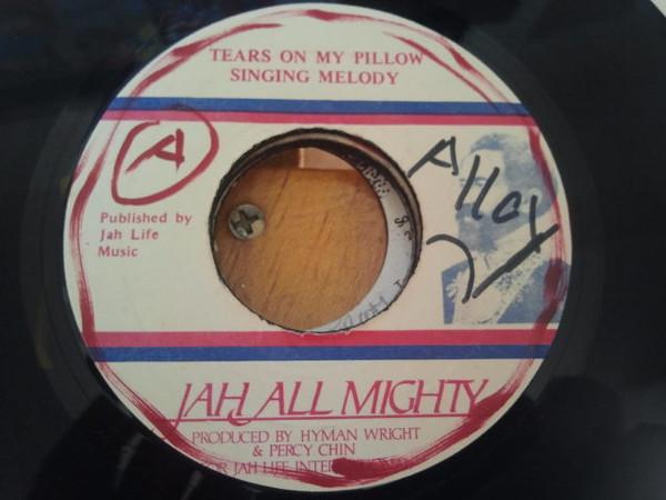 

7inch Record SINGING MELODY Tears On My Pillow NONE Jah All Mighty Jamaica Reggae Ska Dub Used