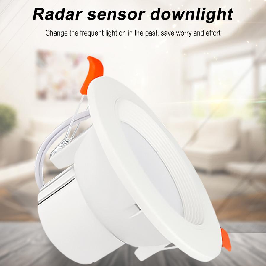 5W/7W/9W LED Radar Sensing Ceiling Lamp Downlights For Bathroom Stairs Balcony AC220V With Intelligent Radar Sensor Lighting