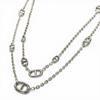Great Necklace Chéne Dunkle Farandole Chain Silver 925 Mens Used