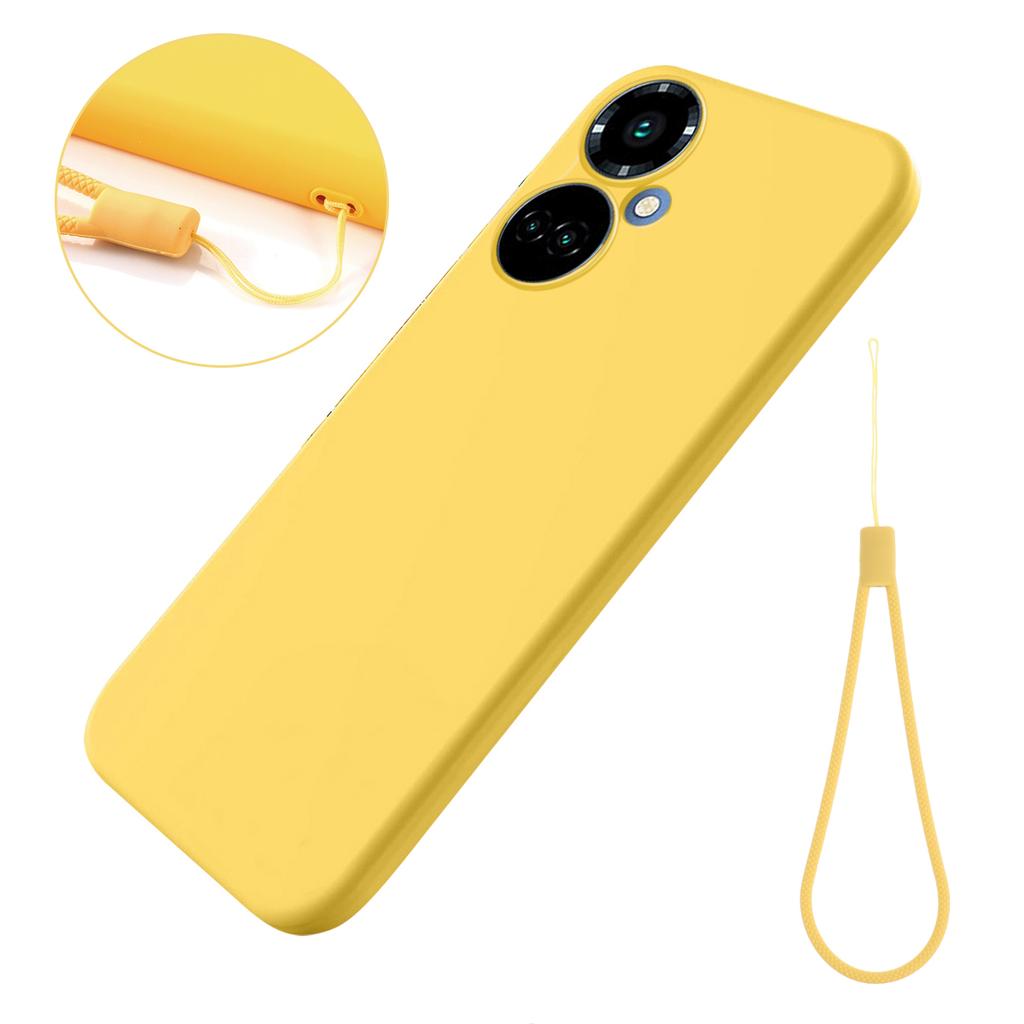 Liquid Silicone Phone Case for TECNO Camon 19 4G/19 Pro 4G/5G,Soft Touch Lining Protective Cover