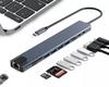 Dockingstation HUB USB-C HDMI 4k USB 3.0 87W LAN PD Power Delivery 87W
