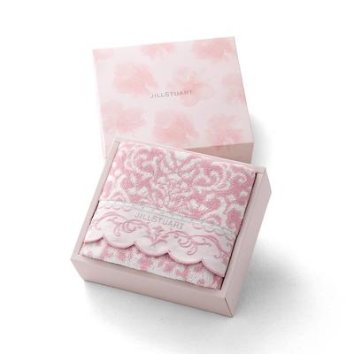 JILL STUART Bloom Ornament Towel Gift Set, 1 Bath Towel, Pink, Boxed, Scala, 58-3219300