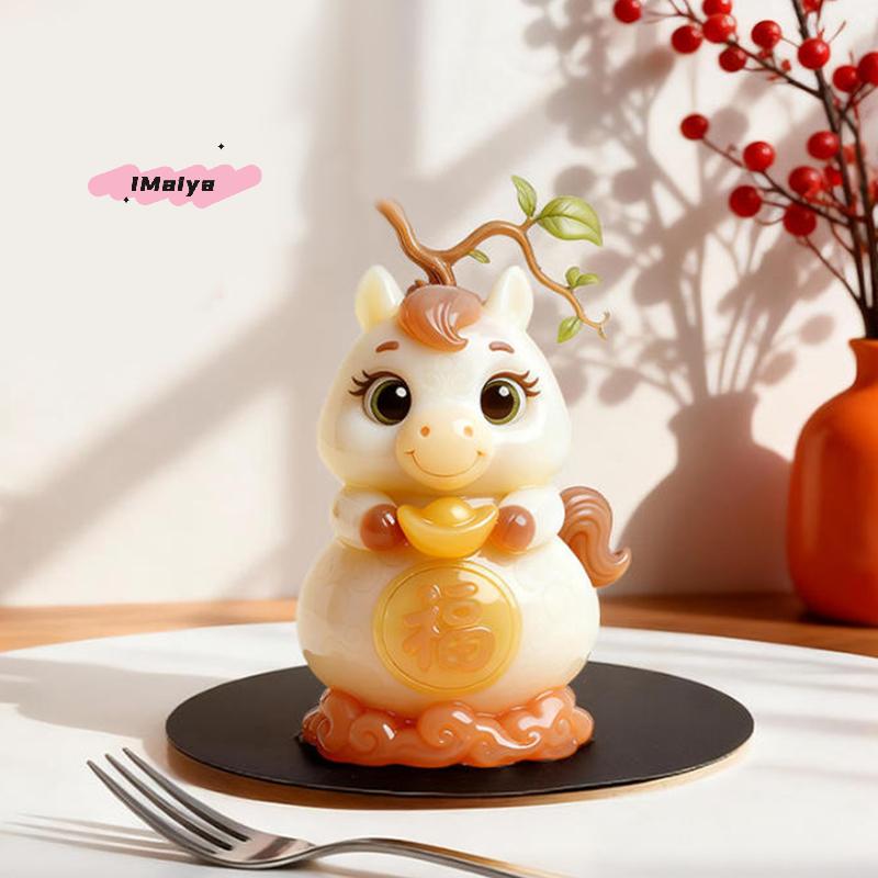 Cartoon Silicone Horse Mold - Multifunctional Baking Tool for Pudding Jelly Mousse Chocolate Ice Cubes DIY Craft Dessert Maker