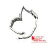Braccialetto in Acciaio Inossidabile Solido a Cinque File per Orologi Seiko, con Chiusura di Sicurezza e Estremità Curve - 20mm/22mm