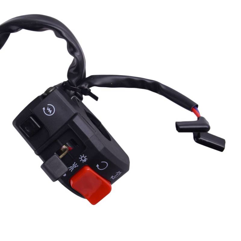 Motorcycle 22mm 7/8" Right 7P Handlebar Engine Kill Start Headlight Control Switch