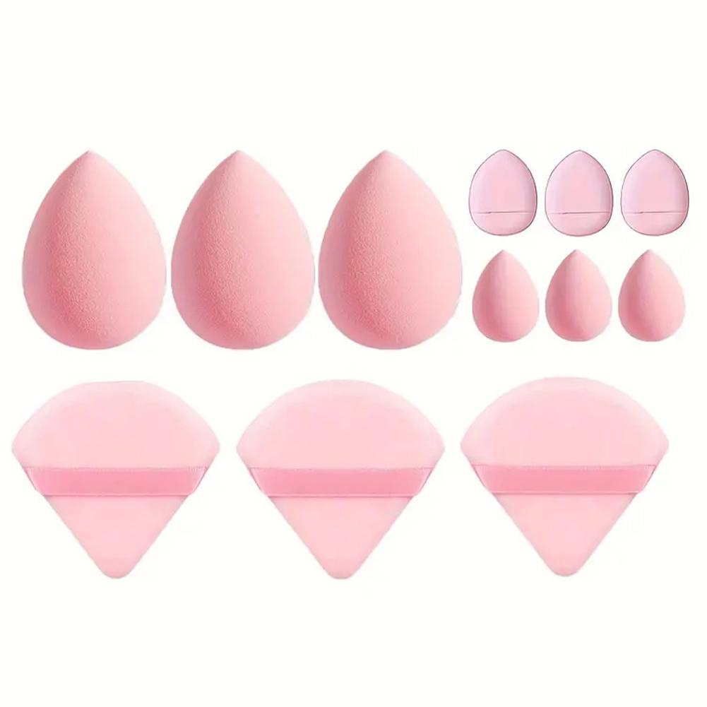 12PCS Makeup Sponge Cosmetic Puff Makeup Tools Foundation Powder Sponge Beauty Tool Women Make Up Accessories