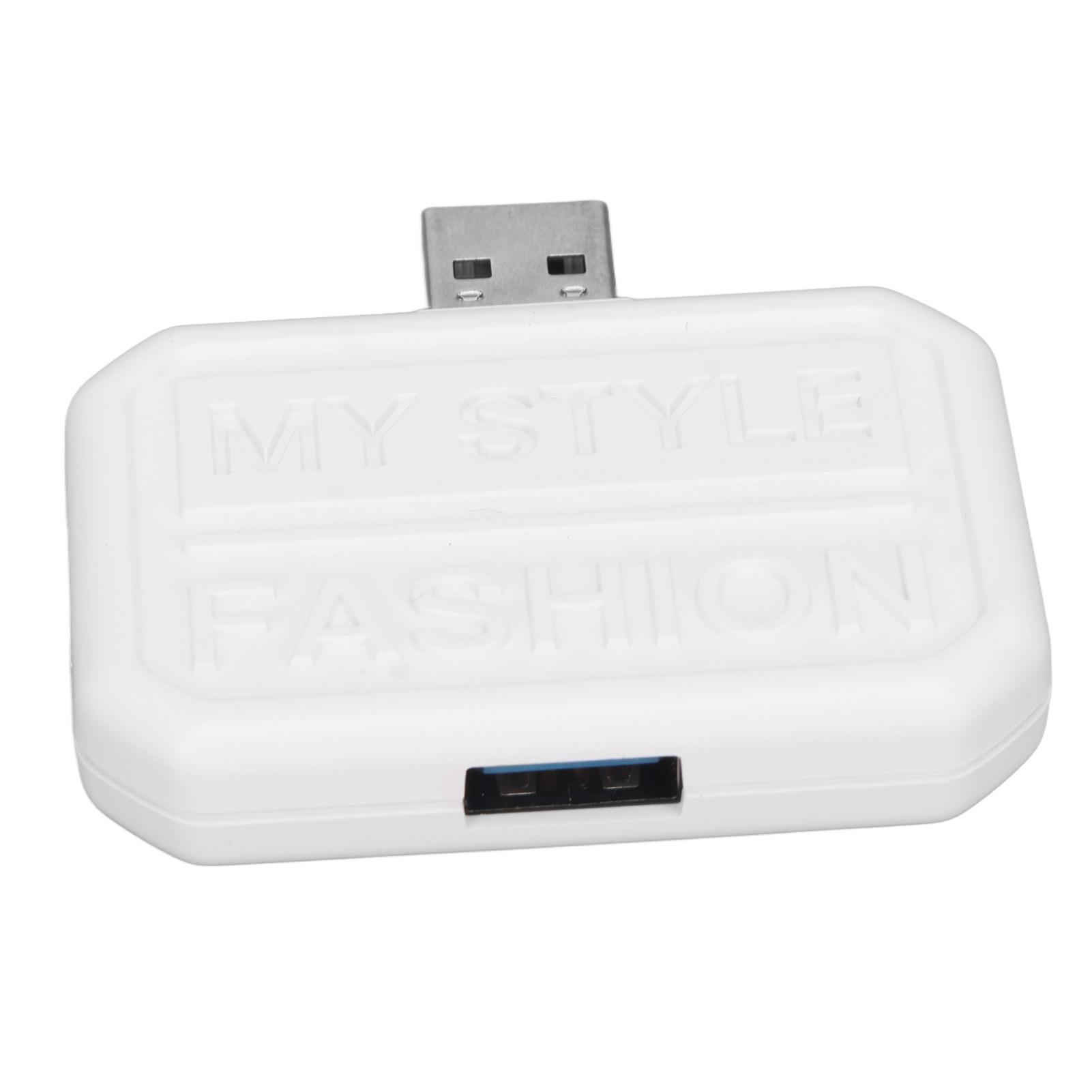 Док-станция-хаб USB C 3 в 1 Многофункциональный многопортовый портативный USB A на USB3.0 и 2 USB2.0 Док-станция Белый
