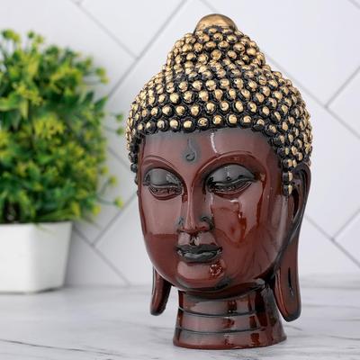 Latest Face Head Buddha Statue Showpiece Idol Home Decor Items for Living Room and Gifts