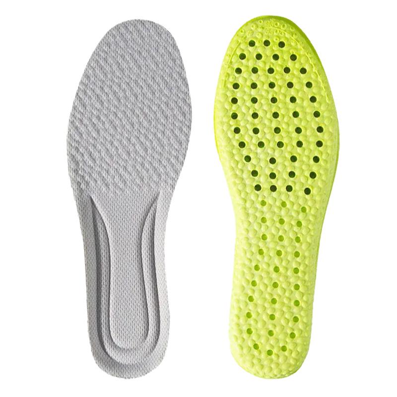 Odor-Resistant Breathable Popcorn PU Insoles for Military Training - Comfortable and Durable for Long Standing, Spring/Summer Unisex