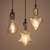 Retro Nostalgic Single Head Iron Glass Pendant Lamp Loft Industrial Style Small Lantern Bar Dining Chandelier Incandescent Lamps