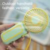 Ventilador Portátil com Cordão de Pescoço Fluxo de Ar de Ângulo Amplo Motor de Alta Velocidade Baixo Ruído Mini Ventilador de Mão para Resfriamento