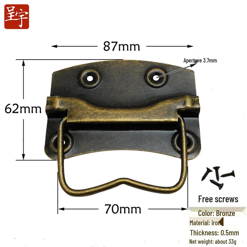 Maniglia per Cassetto in Lega di Zinco Cheng Yu Stile Retrò Legno - Maniglia a Pomello per Porta Cassetto Stile Europeo