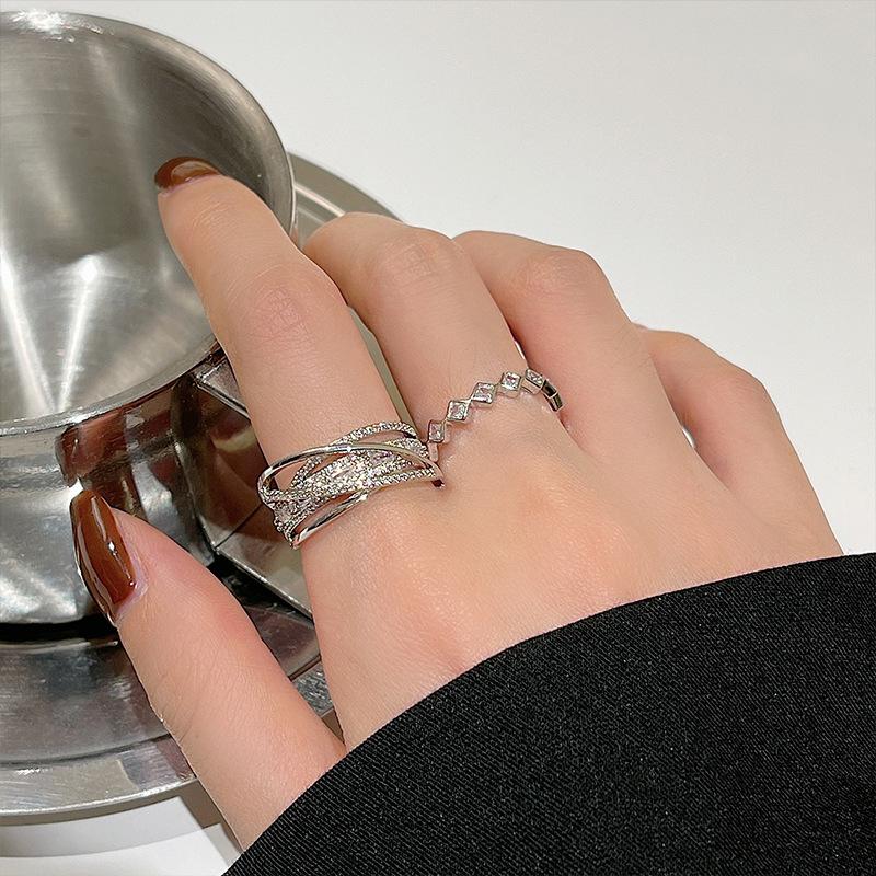 Niche Design, Cold Wind, Advanced Adjustable Index Finger Opening, Light Luxury, Advanced Sense Ring, Women'S Fashion Personality