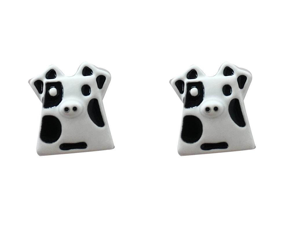 2024 Trend: Cute Cow Stud Earrings - Versatile, Simple, Non-Pierced Ear Clips for Women