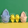 Thick-Soled Shark EVA Slippers for Kids and Parents - Non-Slip, Soft, Indoor Summer Sandals