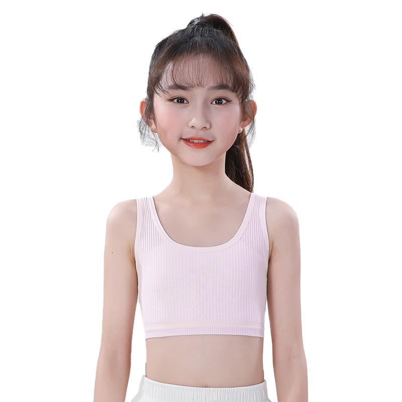 Anti-Protrusion Developmental Underwear: Girls' Tank Tops and Teen Bras for Students