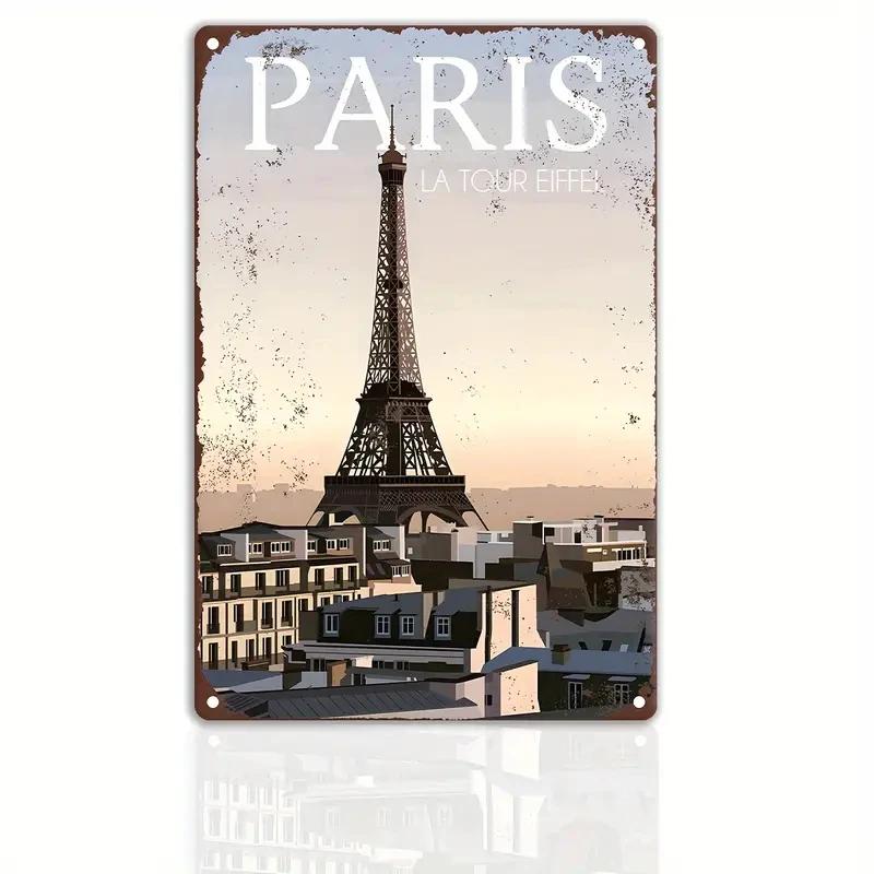 Retro Metal Sign Travel Round The World,ROME,FRANCE,MUMBAI Vintage Art Poster,Home,Bar,Room,pub,Hotel,Cafe,Club Wall Decor Gi