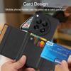 For OnePlus 12 5G Phone Case with Card Slots Magnetic Car Mount Phone Cover