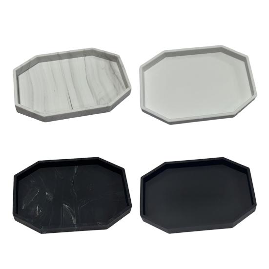 Küçük Silikon Banyo Tezgahı Tepsisi Tezgah Sabunluk Su Geçirmez Kaymaz Tasarım Tuvalet Deposu Masaüstü Düzenleyici Tepsi