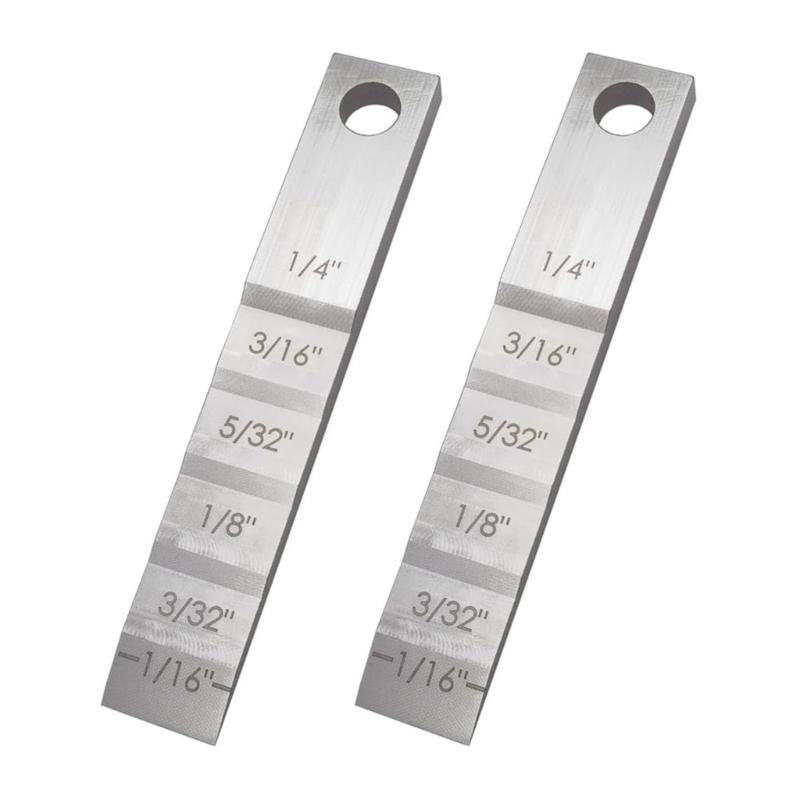 

2130 Compacted Pipe Spacing Gauge Stainless Steel Wedge Step Tool For Precise Measurement In Industrial And Laboratory Applications 1