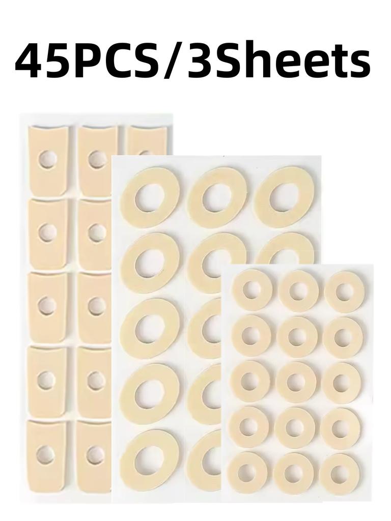 15PCS/Sheet 3 Types Callus Cushions Shoes Heel Pad Foam Round Toe Foot Corn Bunion Protectors Pads