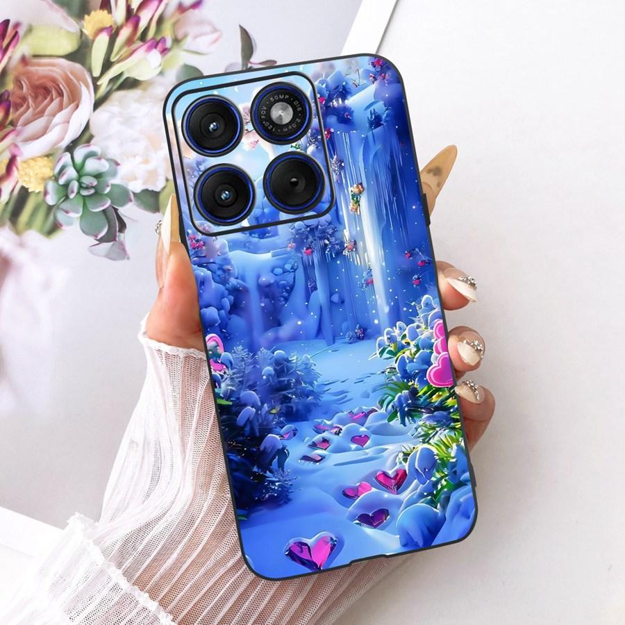 For Motorola Edge 70 / Moto X70 Air Back Cover for Moto Edge70 X 70Air Case TPU Soft Silicone Cute Cat Printed Phone Case Cover