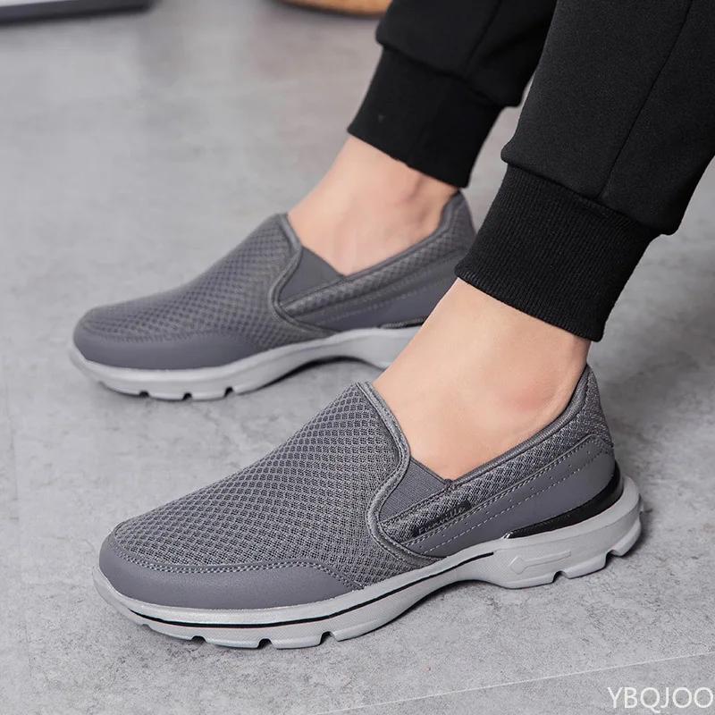 2025 New Shoes Men Loafers Summer Breathable Casual Walking Shoes Mens Sneakers Comfortable Zapatillas Hombre Plus Size 40-46