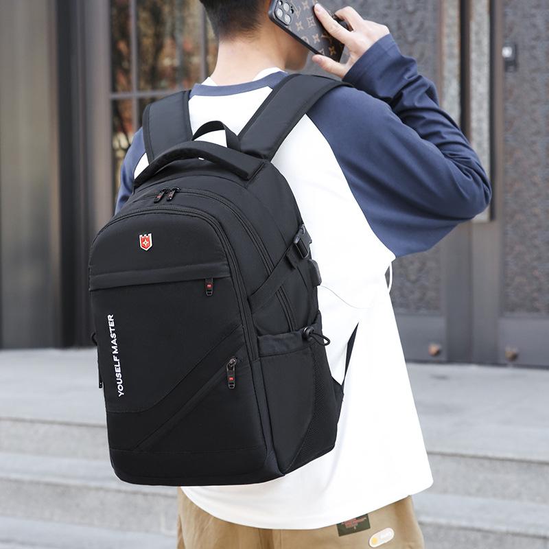 New large capacity business computer travel backpack men's bag middle and high school student school bag casual multifunctional backpack