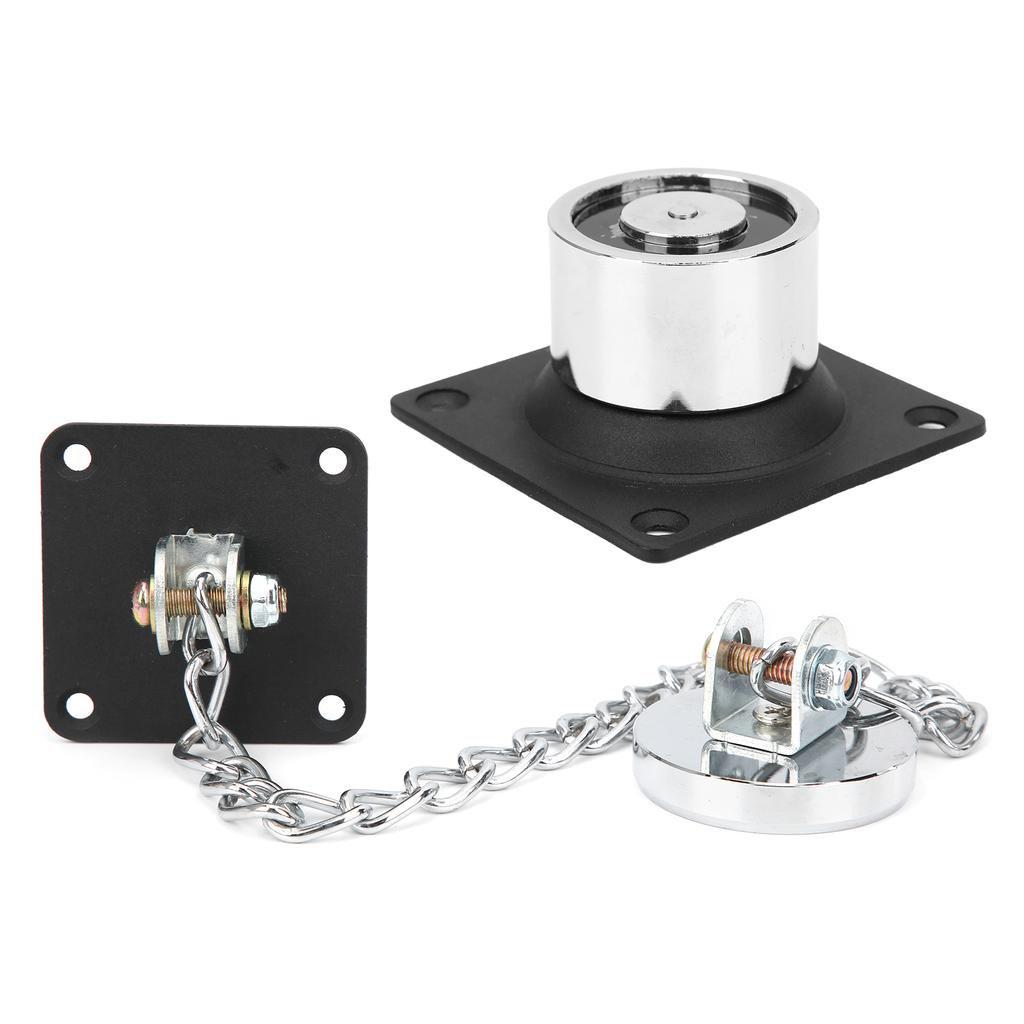 12V/24V Electromagnetic Door Holder 132.3lb Strong Suction 4?Wires Stopper for Fire Doors