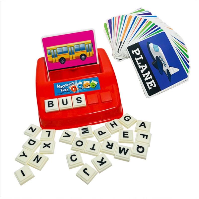 English Alphabet Spelling Letter Game Early Learning Educational Toy Kids Gifts
